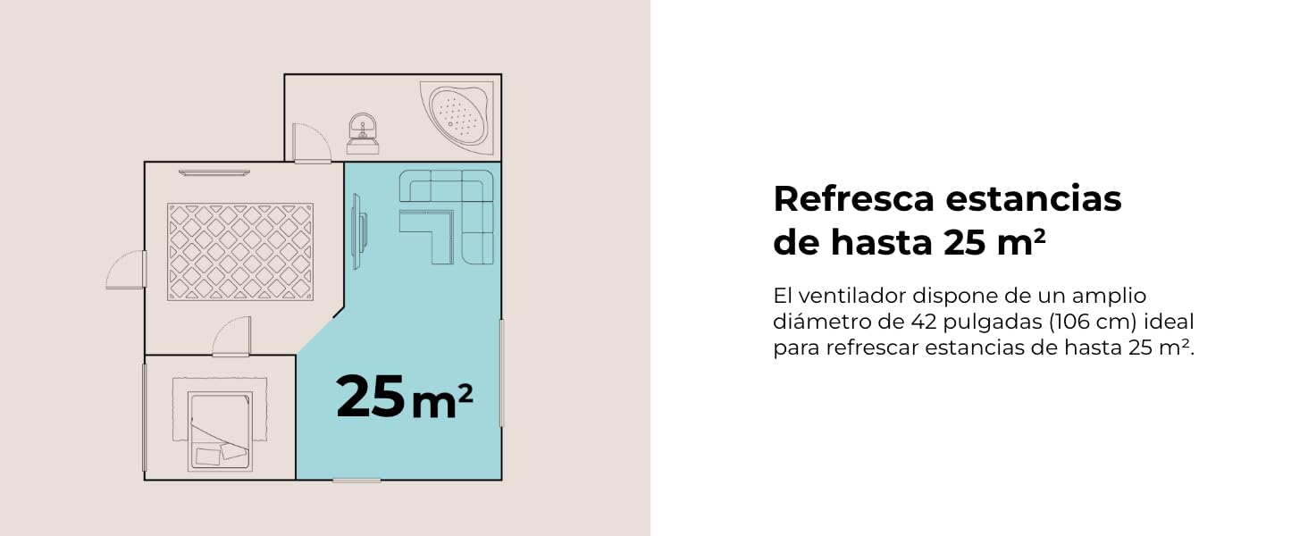 ventilador de techo con luz led ventiladores lampara aspas silencioso dormitorio Cecotec ceiling fan