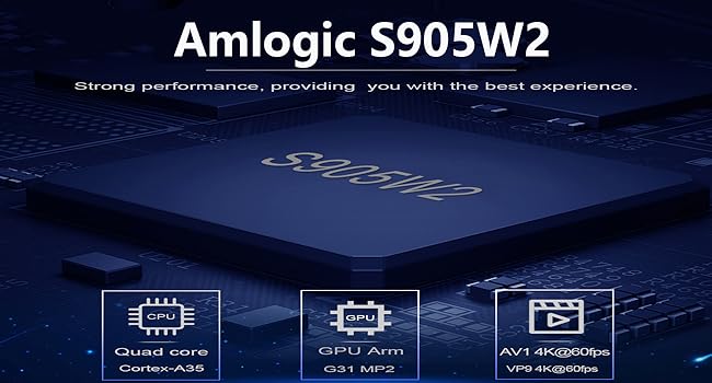Amlogic S905W2 Quad-Core