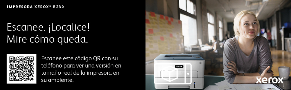 Xerox, B230, Impresora, Blanco Negro