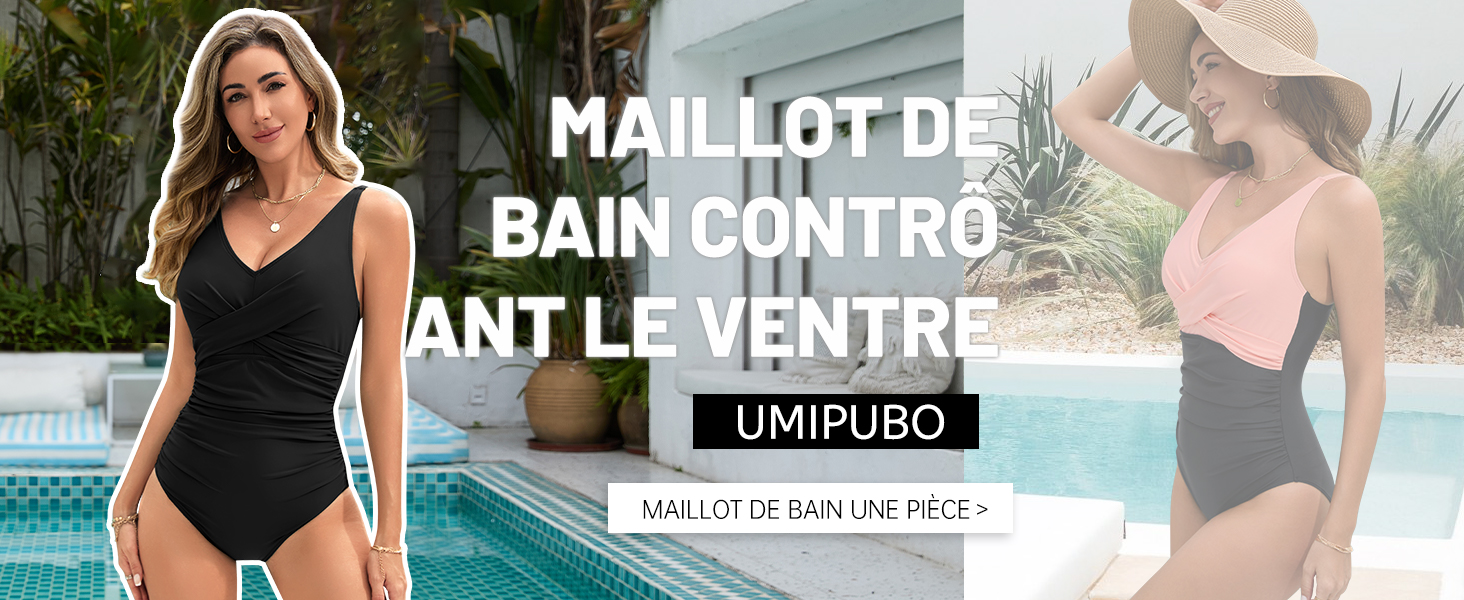 UMIPUBO Bañador Mujer Reductores Vientre Plano Talla Grande Traje de Baño