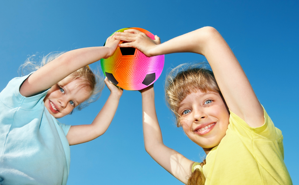 Pelota, balón, futbol, juguete, niños, juego, arcoíris, infantil, pvc, deportes, colegio, piscina