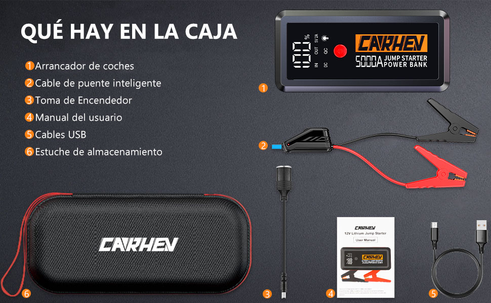 Arrancador de Baterias de Coche