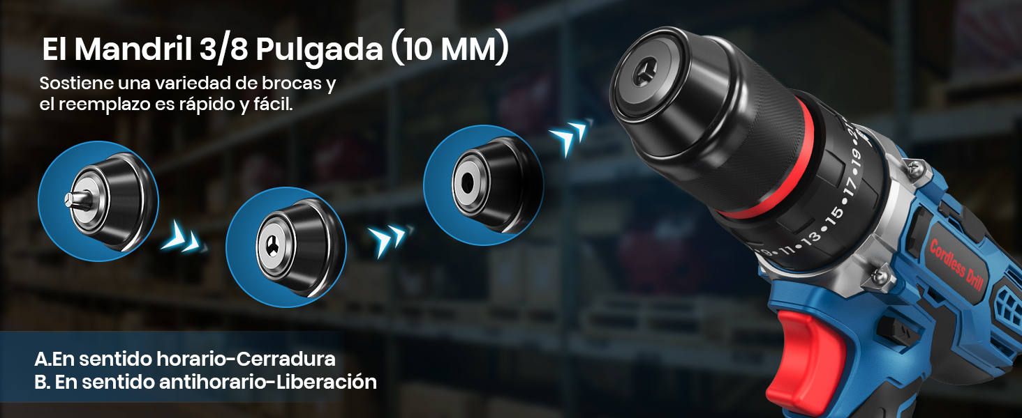 Taladro Percutor a Bateria 21V