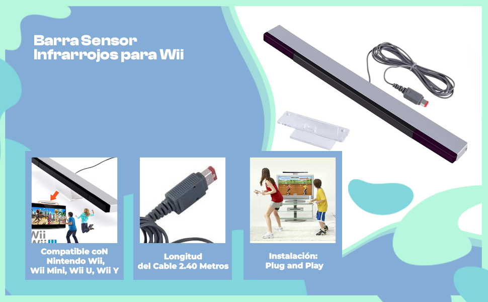 Barra Sensor wii Infrarrojos