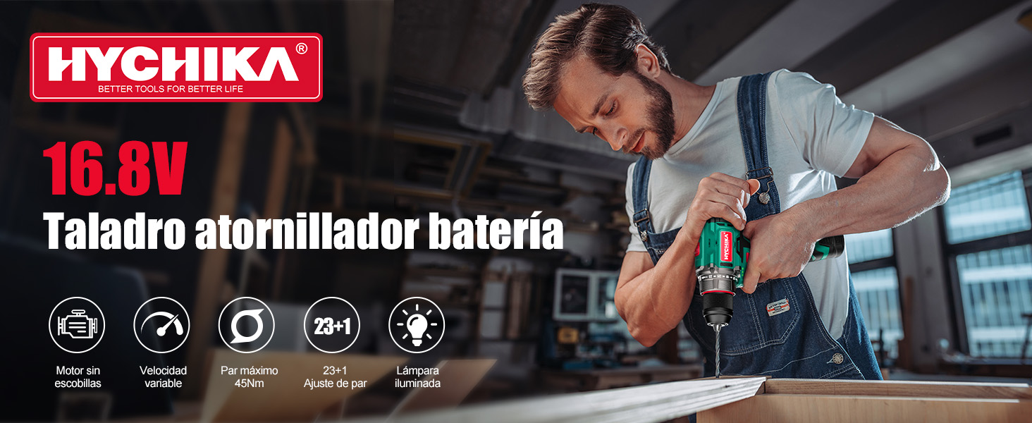 taladro percutor a bateria