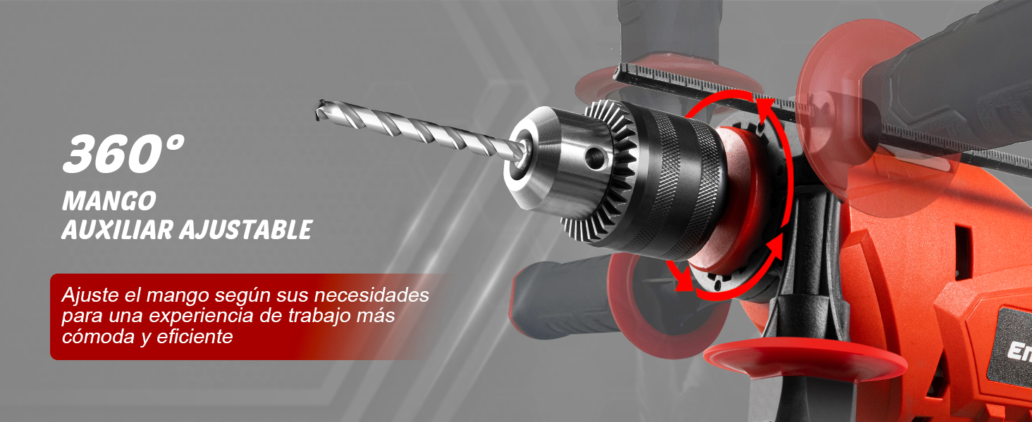 ENVENTOR Taladro Percutor con Cable 900W