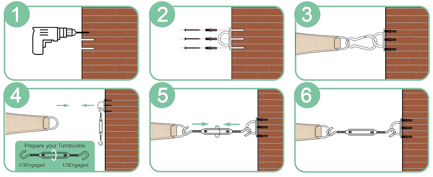 Kit Montaje Toldos Vela