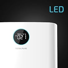 purificador de aire con pantalla LED de Cecotec