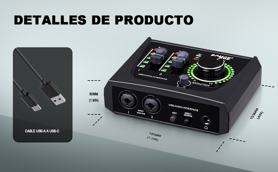 BOMGE 22M audio interface