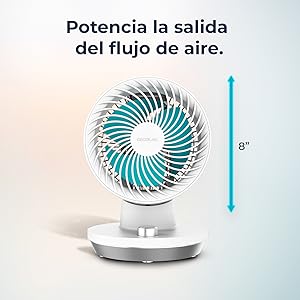ventiladores; ventilador silencioso; fan; ventilador de mesa; ventilador cecotec; ventilador pequeño