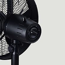 ventildor,ventilador sobremesa,pequeño,compacto,silencioso,negro,blanco,mellerware