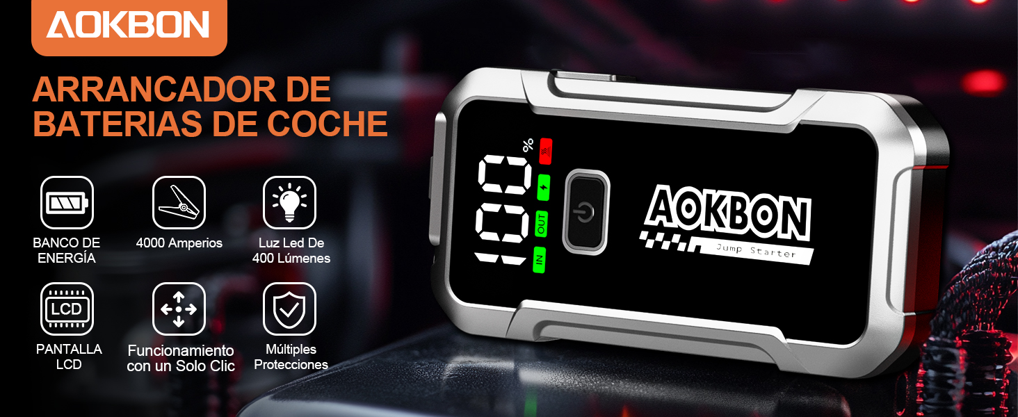 arrancador de baterias de coche