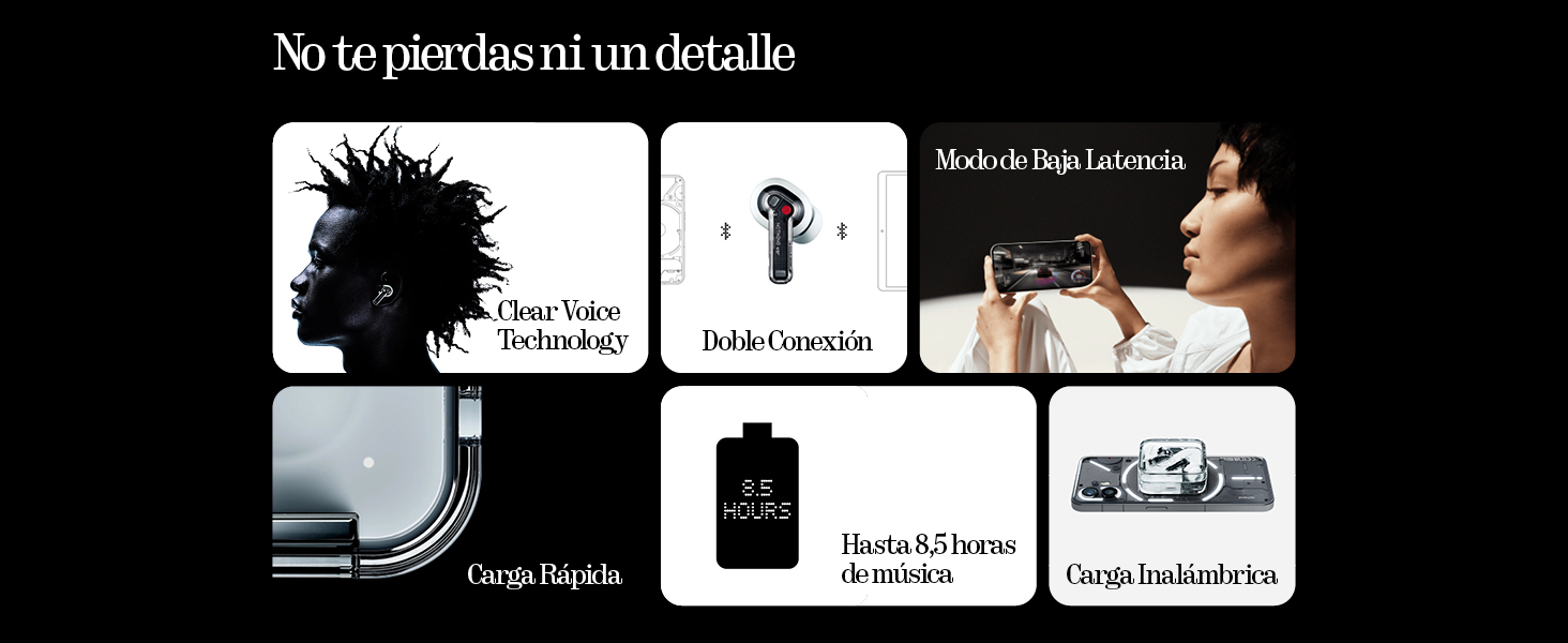 Nothing Ear auriculares inalambricos bluetooth