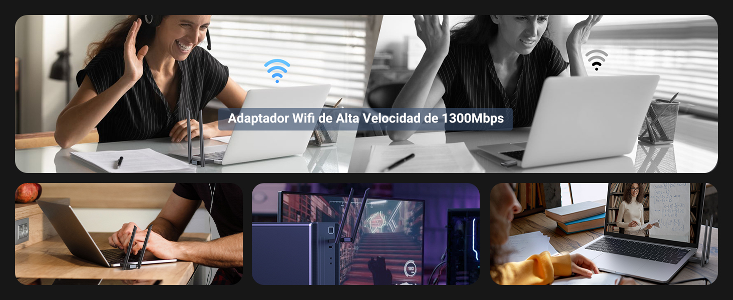 dongle usb wifi 1300mbps