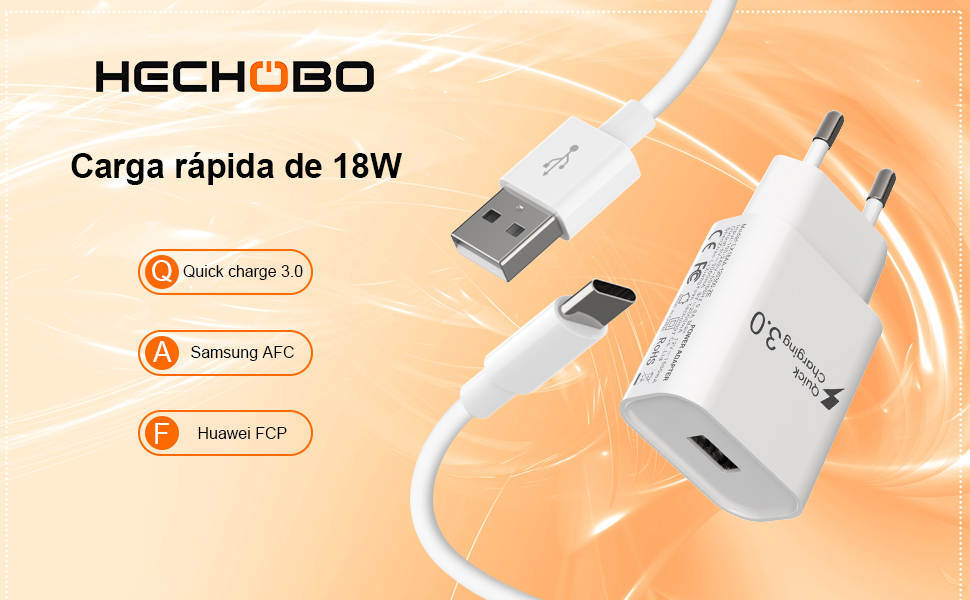Rapida 18W Cargador