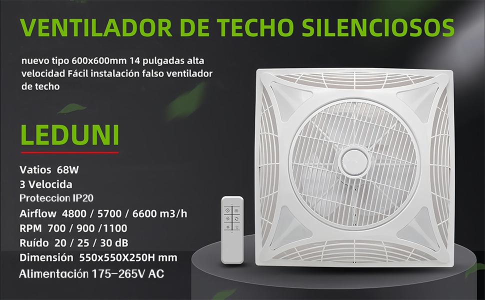 Ventilador de techo