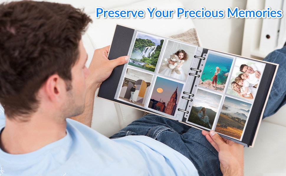 100 sobres transparentes para fotos