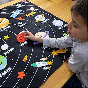 Juguete educativo del sistema solar