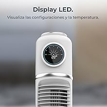 Ventilador de torre EnergySilence 1090 Skyline Retro Smart White