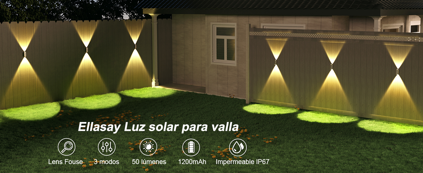 Aplique Solar Exterior