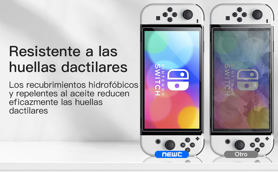 Nintendo Switch (modèle OLED) Protector de pantalla de vidrio templado