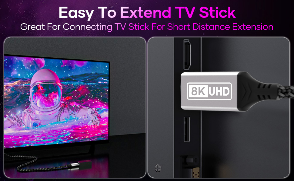 Cable de extensión HDMI 2.1