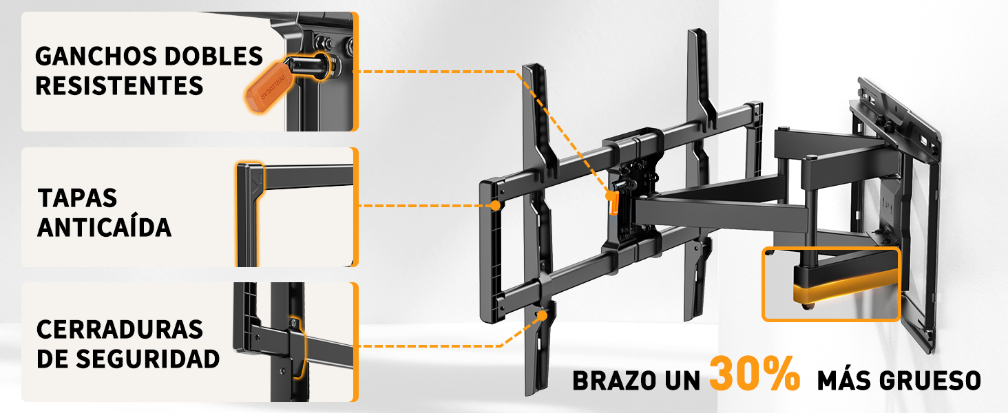soporte pared tv