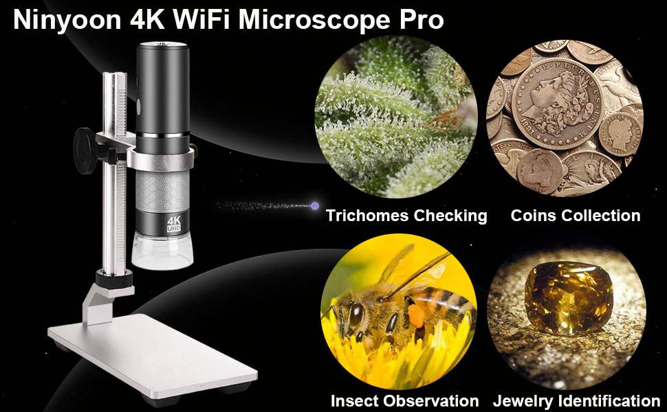 Microscopio WiFi 4K Pro Ninyoon
