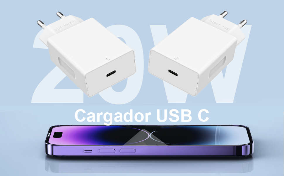iPhone 20W cargador