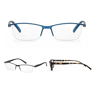 Gafas Presbicia Flexibles Gafas de lectura estilo vintage Anti-reflejantes Anti Fatiga Anti-UV
