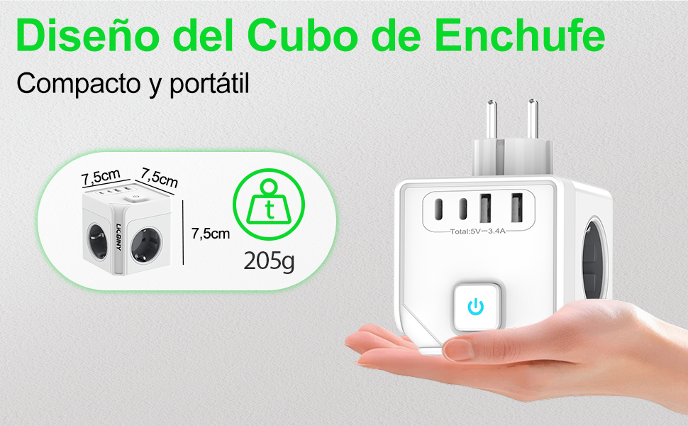 enchufe con interruptor enchufe con usb regleta usb ladrón enchufe enchufes multiples