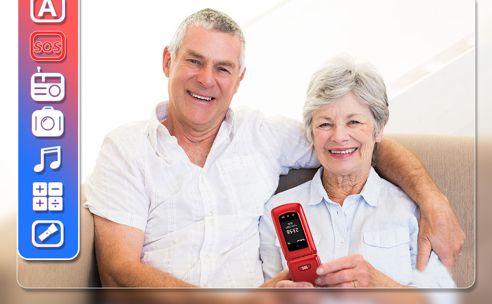Teléfono Móvil Simple para Ancianos