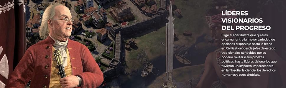 Civ VII - LÍDERES VISIONARIOS DEL PROGRESO