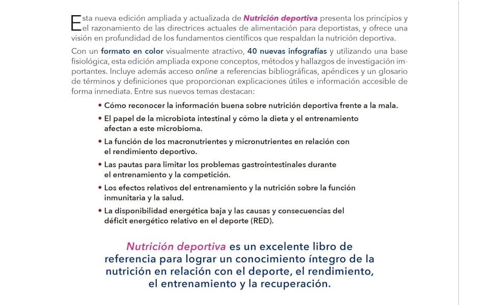 Nutrición deportiva. Nueva edición ampliada y actualizada