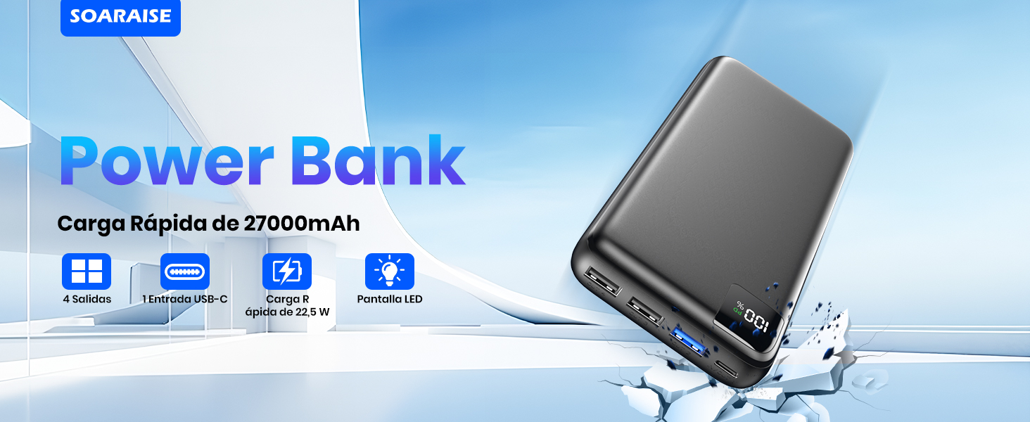 27000mAh power bank