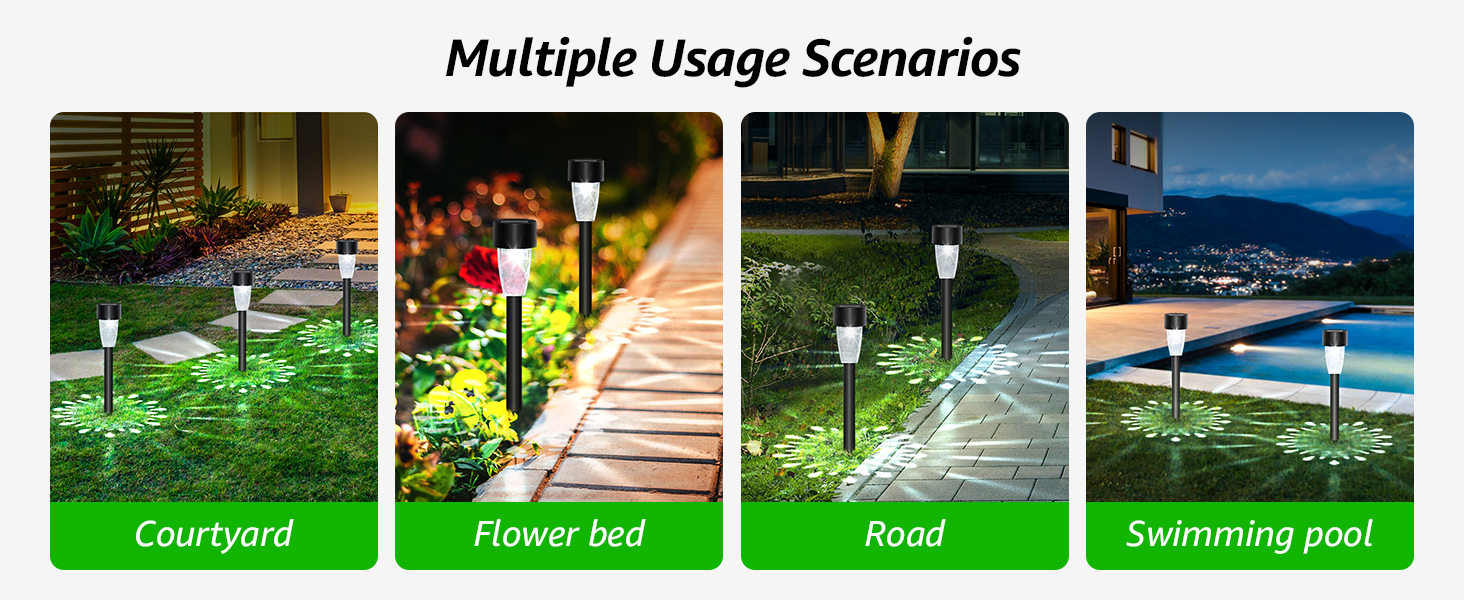 luces solares led exterior jardin