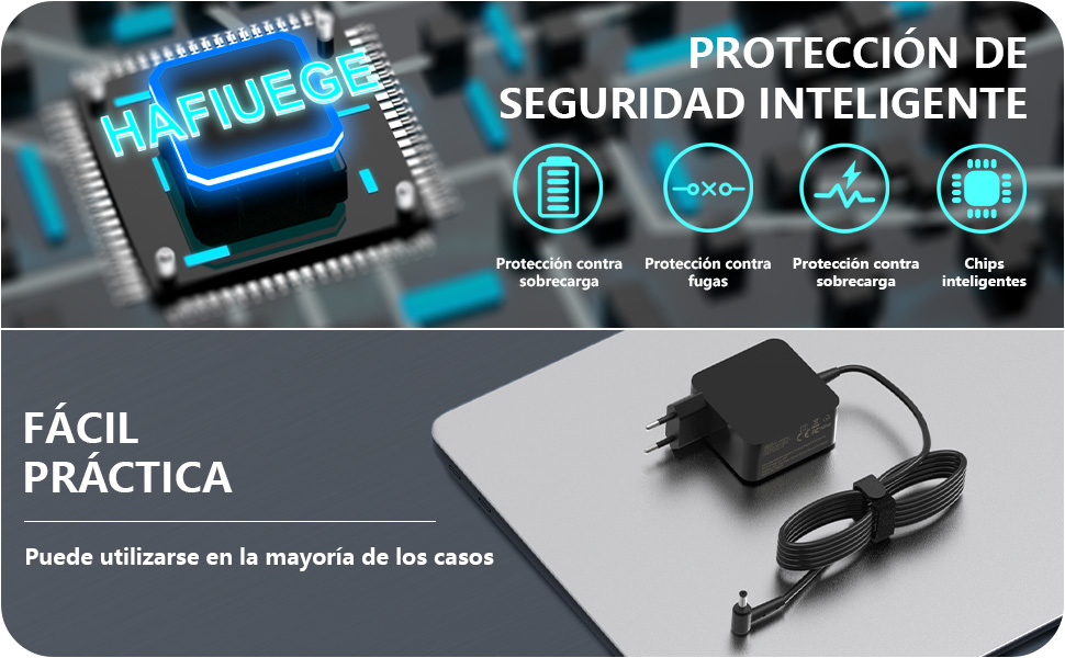 Cargador Portatil ASUS de 45 W