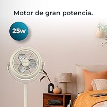 ventiladores de pie; ventilador pie; ventilador portatil; ventilador silencioso; ventilador cecotec