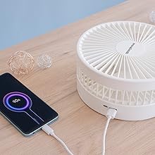 ventilador, extensible, portatil, inalambrico, calor, verano, fresco