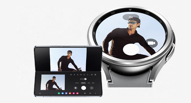 haz fotos desde el galaxy watch6