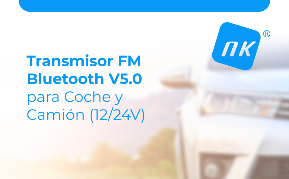 Transmisor FM Bluetooth Para Coche y Camión