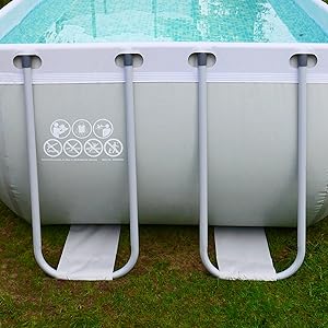 Pool 4x2x1 Schwimmbecken Planschbecken Stahlrahmenbecken