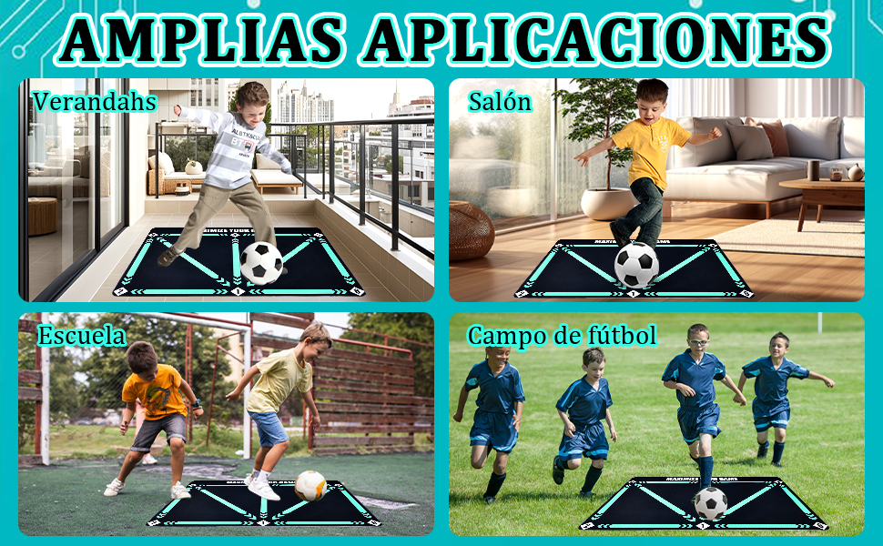 Alfombrilla de entrenamiento de fútbol