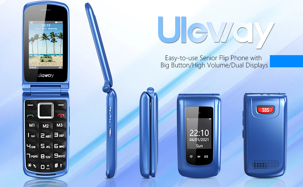 Fácil de Usar Celular para Ancianos