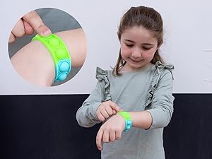 Pack de 30 pulseras y llaveros ideales para apretar y juguete antiestres niños