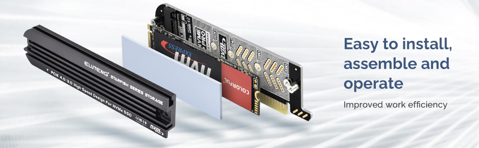 Adaptador PCIE Express a M.2 NVMe SSD