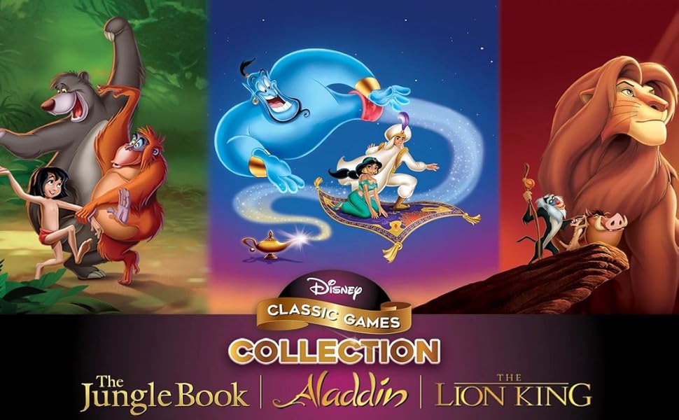 Disney Classic Aladdin,Lion King,Jungle Book