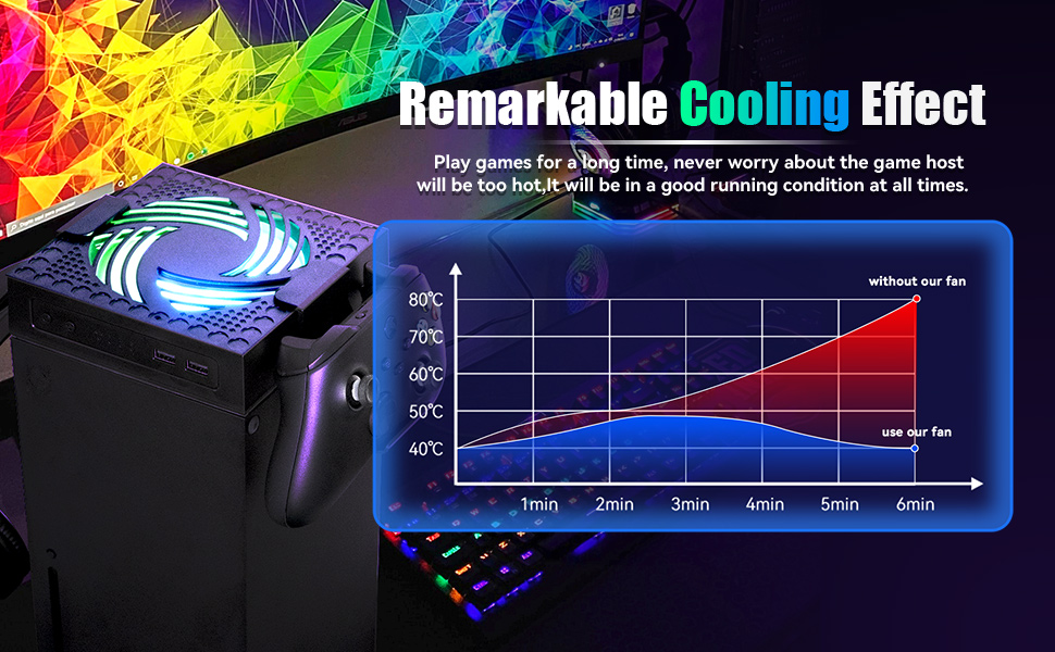Ventilador para Xbox Series X Cooling Fan