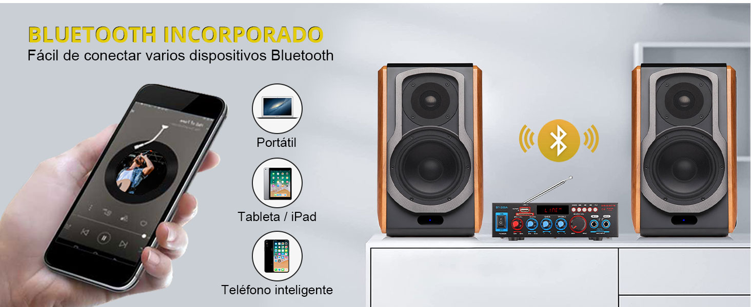 amplificador Bluetooth