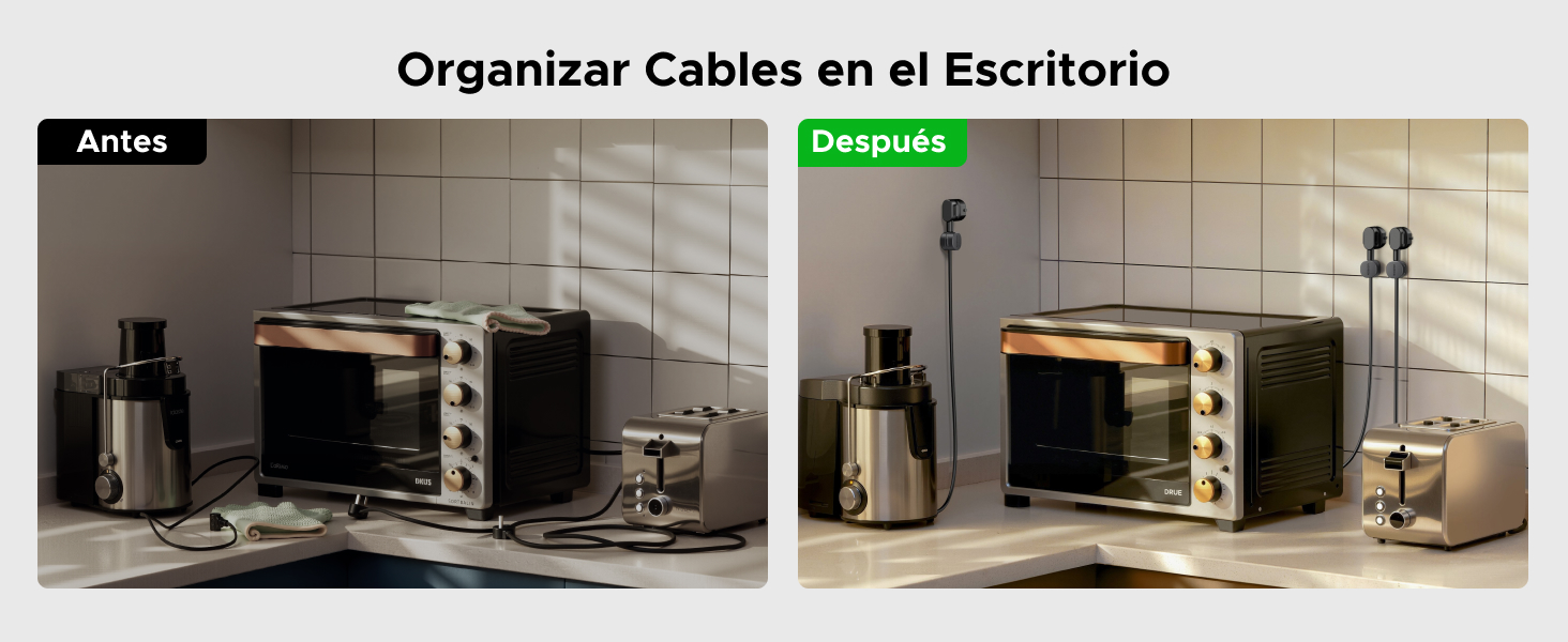 organizador cables canaleta cables pared adhesivo sujeta cables